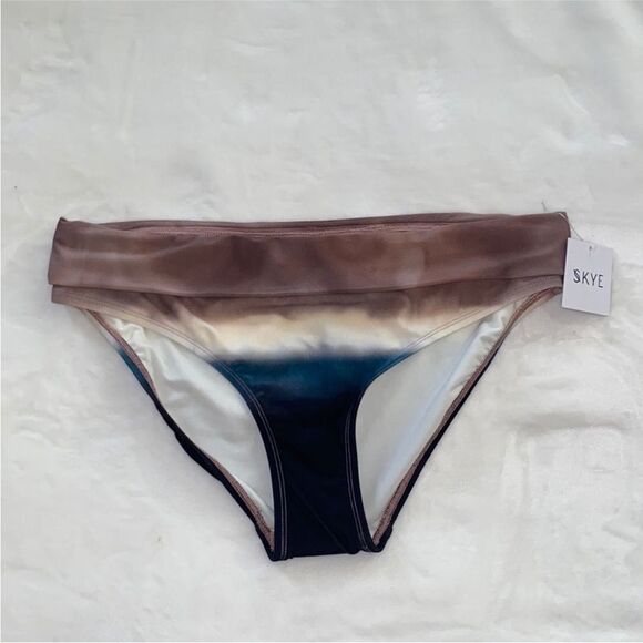 SKYE Midwaist Foldover Bikini Bottom Size XL - Picture 2 of 10